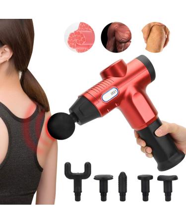 Electric Massage Gun - Quiet Adjustable Muscle Massager with Digital Display for Fatigue Relief | International Shipping - Buy Online on GoSupps.com