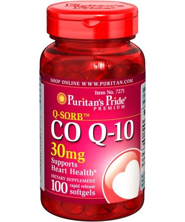 Coenzyme Q-10 30 mg 100 softgels
