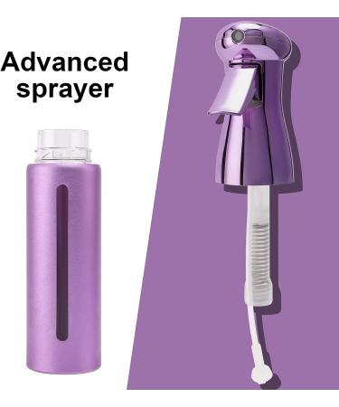 Salon Style Fine Mist Spray Bottle | 10 Oz Purple Aerosol Free Water Sprayer for Hairstyling and Cleaning Solutions - Buy Online on GoSupps.com