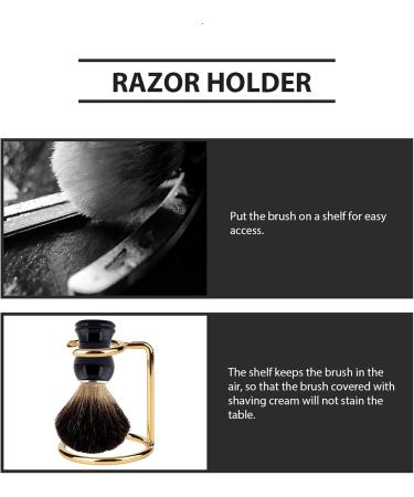 Frcolor Metal Razor Stand & Brush Rack for Men | Electric Razor Holder & Bathroom Organizer - Buy Online on GoSupps.com