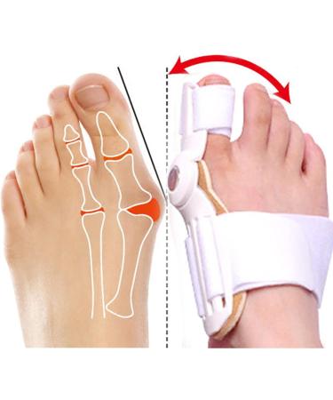 Oiakus Bunion Corrector for Women | 2PC Hallux Valgus Adjustable Pain Relief | Day & Night Support for Men & Women - Blue - Buy Online on GoSupps.com