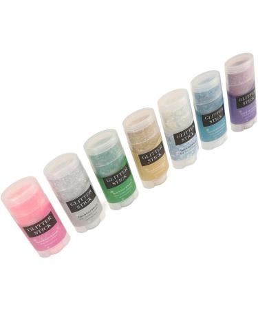 Buy 7 Bottles Holographic Body Glitter Sticks - Vibrant Colors & Chunky Sequins for Face Hair & Festival Makeup - International Shipping Available - Buy Online on GoSupps.com