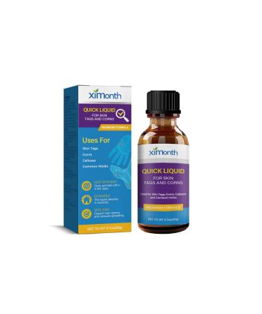Wart Remover Liquid Fast Acting Salicylic Liquid to Remove Common and Plantar Warts Flat Warts 0.7 Fl Oz 1 Count
