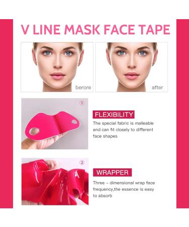 V Line Face Lifting Chin Mask Chin Lift Mask V Shape Face Tape for Wrinkles Face Lift Tape Neck Lift Tape Face Masks Beauty Skin Tightening Face Mask Chin Strap for Double Chin Reducer Firming - Buy Online on GoSupps.com