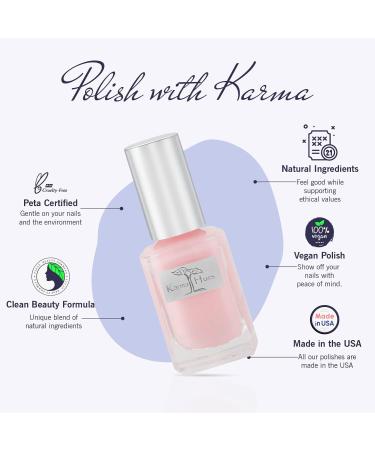 Karma Organic Non-Toxic Nail Polish | Vegan Cruelty-Free Nail Art - Good Karma - Buy Online on GoSupps.com