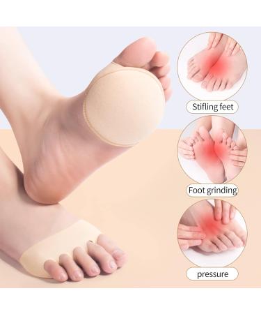 Honeycomb Forefoot Pads - 3 Pairs for Women | Metatarsal Foot Cushions for Various Shoe Types | Reusable Relief from Foot Fatigue and Pain - Buy Online on GoSupps.com