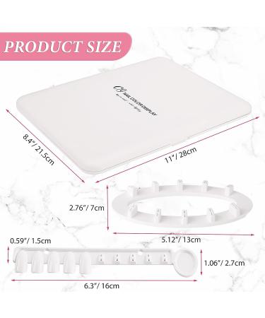Noverlife Upgraded 120 Nail Colors Chart Display Book - No Glue Needed, White Nail Sample Book with Tips - Nail Polish Display & Sample Set - Buy Online on GoSupps.com