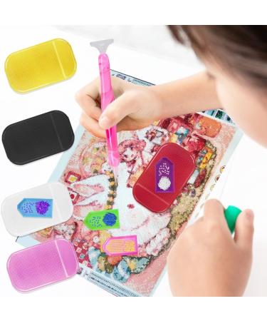 SENHAI 8-Piece Anti-Slip Diamond Painting Tools Set with Sticky Mat and Trays - Non-Slip Gel Pad for 5D Diamond Painting, Ideal for Kids and Adults - Buy Online on GoSupps.com
