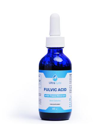 Ultra Lyte Ultra Lyte Fulvic Acid 250 mg Fulvic Acid Food Supplement Concentrated Fulvic Minerals Non-GMO and Gluten-Free Liquid Food Supplement for Digestive Support