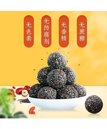 Honey red Dates Black Sesame Balls Ready to eat Hand Cakes Black Sesame Pills Casual Snack Gift Packs Healthy and Nutritious nut Snacks Convenient Breakfast Food Sweet Snacks (3 Bags) - Buy Online on GoSupps.com