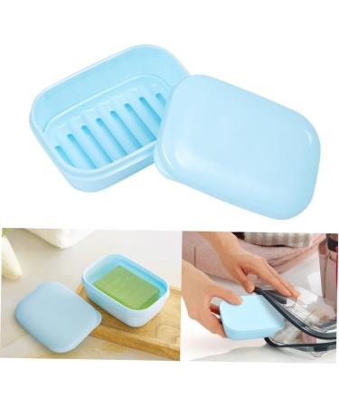 Amosfun 2pcs Box Soap Case Shower Soap Holder Soap Storage Case Soap Dish with Lid Sponge Soap Bathroom Soap Dish Soap Container Soap Dish for Shower Travel Soap Box Rectangle - Buy Online on GoSupps.com