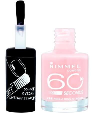 Rimmel 60 Seconds Nail Polish Ring A Ring O Roses Ring a ring o roses 8 ml (Pack of 1) - Buy Online on GoSupps.com