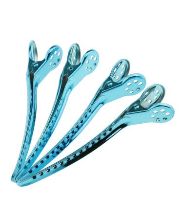 Magideal 12x Hairdresser Compartment Clips - Blue Sectioning Clamps for Salon & DIY Hair Styling - Buy Online on GoSupps.com