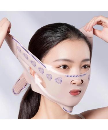 Tangseajiao Pink Reusable V Line Mask Breathable Soft and Comfortable Chin Strap for Women Skin Care Tools - Buy Online on GoSupps.com