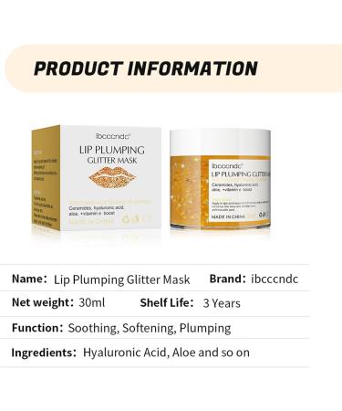 Glitter Oil For Lip | Natural Lip Plumping Oil For Day And Night Use Lip Plumping Gloss With Glitter To Bring Extra Shine And To Your Lips For Parties Clubs Cyhamse Yellow - Buy Online on GoSupps.com