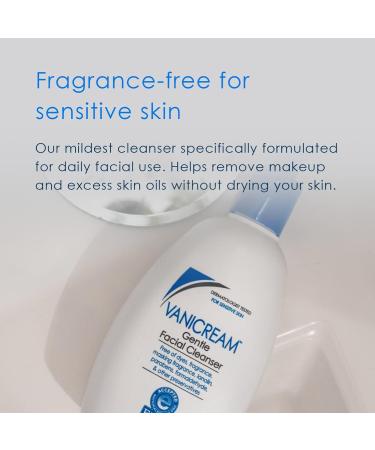 Vanicream Gentle Facial Cleanser - 8 Fl Oz (Pack of 2) | Gentle Non-Irritating Formula for Sensitive Skin - Shop Internationally - Buy Online on GoSupps.com