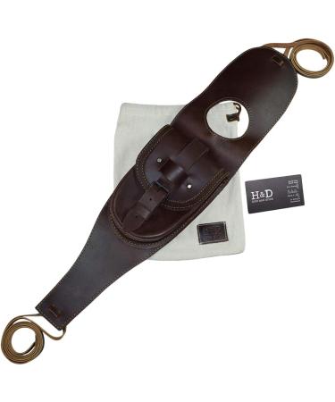 Thick Leather Motorcycle Tank Cover Pad Bag - Handmade, 101 Year Warranty - Bourbon Brown - Buy Online on GoSupps.com