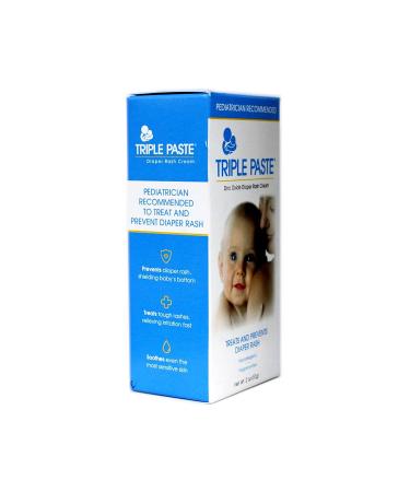 Triple Paste Medicated Ointment for Diaper Rash - Hypoallergenic 2 oz (Pack of 1) - Buy Online on GoSupps.com