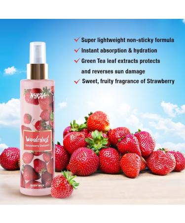 Buy Nykaa Naturals Wanderlust Body Milk - Strawberry Daiquiri for Women - 6.76 oz | International Shipping Available - Buy Online on GoSupps.com