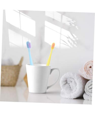 Frcolor Soft Toothbrushes - 10 Pack Ultra-Soft Manual Brush for Adults & Kids | Travel-Friendly BPA-Free - Buy Online on GoSupps.com