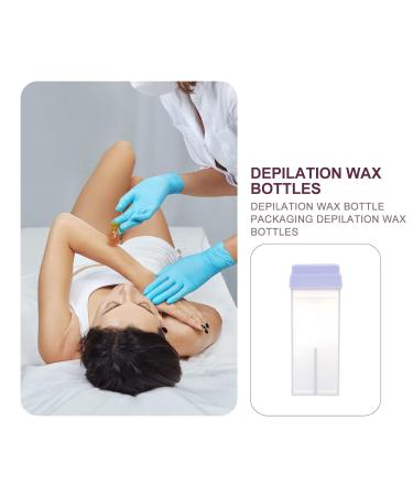 Minkissy 2-Pack Wax Bottles - Depilatory Wax Packaging & Storage Container for Hair Removal - Travel-Friendly ABS Plastic - Buy Online on GoSupps.com