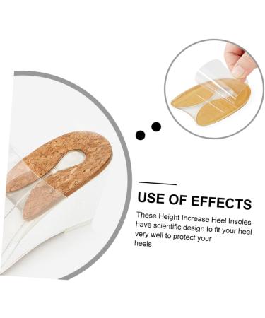 10 Pairs Reusable Silicone Heel Pads - Transparent Heel Covers for Women | Comfortable & Durable Heel Protection - Buy Online on GoSupps.com