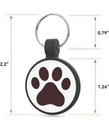 Whoseid QR Code Cat Collar - Modifiable Silicone Pet ID with Emergency Contacts for Medium to Large Breeds - Black Rose Blue - Buy Online on GoSupps.com