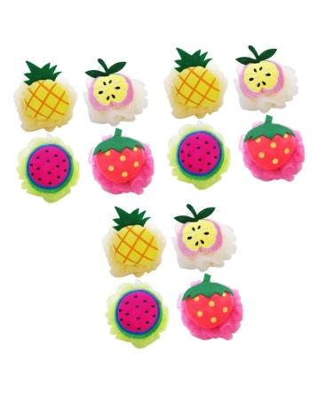 Angoily Mesh Sponge 12 Pcs Shower Ball Large Bath Ball Sponge Mesh Shower Gel