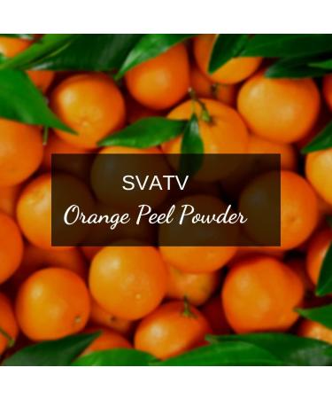 SVATV Orange Peel Powder 227g - Face Brightening, Skin Lightening, Deep Cleansing, Pore Minimizing with Vitamin C for Skin & Hair - Buy Online on GoSupps.com