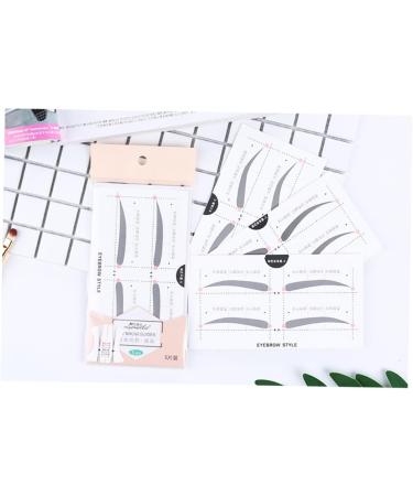 MAGICLULU 2 Eyebrow Shaping Stencils Makeup Kit Beauty Eyebrow Card Eyebrow Stickers Card A607 Portable - Buy Online on GoSupps.com