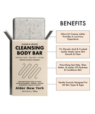 Alder New York Cleansing Body Bar - Gently Cleanse and Refresh Your Skin - Buy Online on GoSupps.com