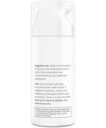 Prostate Support Cream with DHEA and Progesterone - 3.4 Oz Paraben-Free Formula for Men's Health - Buy Online on GoSupps.com
