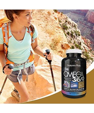 Nature's Plus Ultra Omega 369 - 120 Softgels for Heart & Joint Health - Buy Online on GoSupps.com