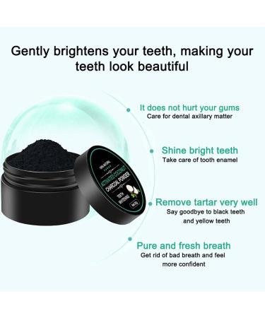 Professional Teeth Whitening Powder | Activated Carbon Teeth Whitener & Toothpaste - Buy Online on GoSupps.com