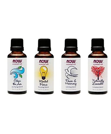 Now Foods 4-Pack Variety of Essential Oils Mood Lifting Blend 1 Ounce