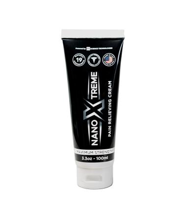 Pain Relief Cream Fast-Acting Topical for Muscle Joint & Nerve Deep-Absorbing Long-Lasting Formula with Natural Ingredients Cooling Sensation 3.3oz Tube Made in USA 3.3 Ounce Tube