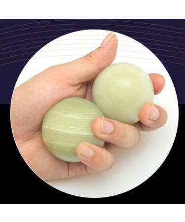 Unbit Baoding Balls - Marble Green Stress Balls for Adults | Decompression Hand Exercise | 50mm Chinese Sports Massage Ball - Buy Online on GoSupps.com
