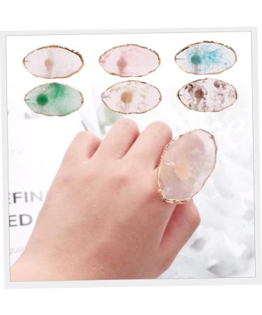 Buy Nail Mixing Palette - Nail Art Finger Ring Palette & Polish Holder - Perfect Manicure Tools - Buy Online on GoSupps.com