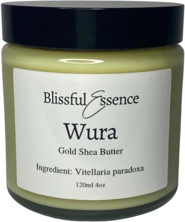 Organic Shea Butter - 100% Pure/Unrefined Shea Butter - Skin/Hair/Nail Food for Healing & Hydration 120g Glass Jar - Buy Online on GoSupps.com