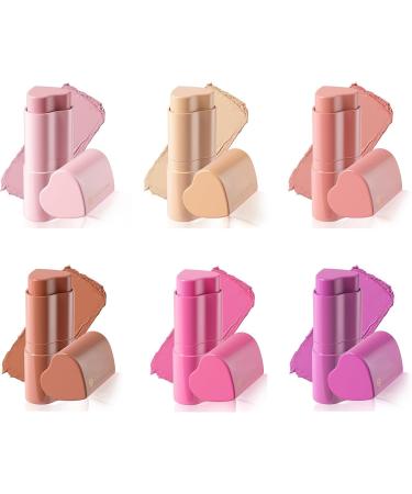 CHAKAE Creamy Blush Stick for Cheeks and Lips Multi-Use Lip Stain Cheek Tint Waterproof and Easy to Blend - Buy Online on GoSupps.com