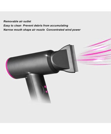 Hair Dryer Rechargeable Cordless Hair Dryer Low Noise Narrow Nozzle 3 Levels Airflow with Fixed Base for Business Travel Camping (US Plug) - Buy Online on GoSupps.com
