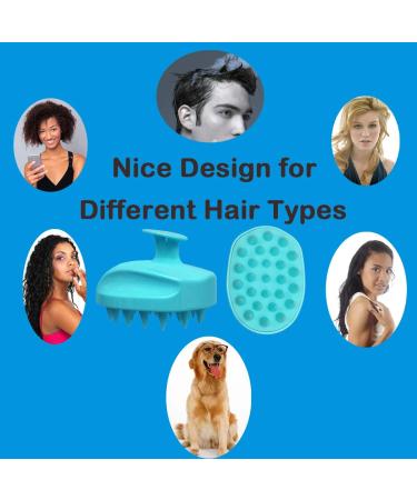 Buy Pink Hair Shampoo Brush - Scalp Massager with Soft Silicone Bristles for Wet & Dry Use | Promote Hair Growth - Buy Online on GoSupps.com