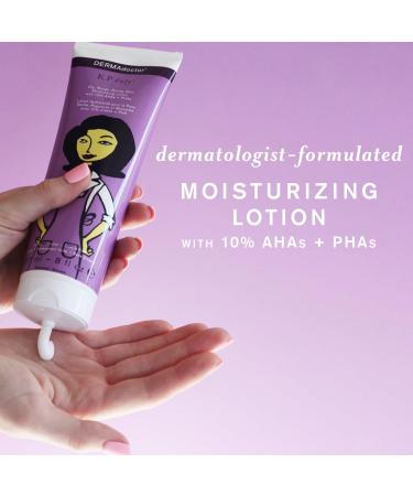 DERMAdoctor KP Moisturizing Lotion - Best Body Cream for Keratosis Pilaris | Treat Dry Rough Skin | 10% AHAs + PHAs | 8 oz - International Shipping Available - Buy Online on GoSupps.com