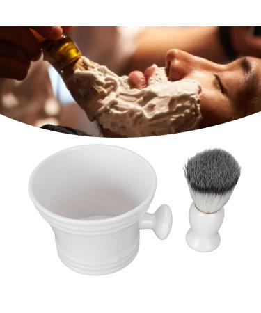 3-in-1 Razor Brush Set for Men | Soft Nylon Beard Foam Brush & Bowl | Remove Hair Residues & Rapid Drying - Buy Online on GoSupps.com