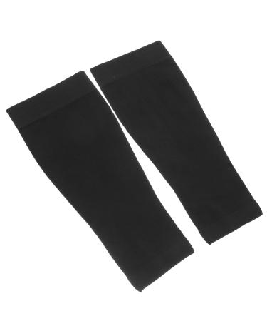 Compression Stockings 1 Pair Leg Compression Sleeves Calf Compression Socks Footless Leg Support Braces Running Pressure Socks 34.00X25.00X25.00CM