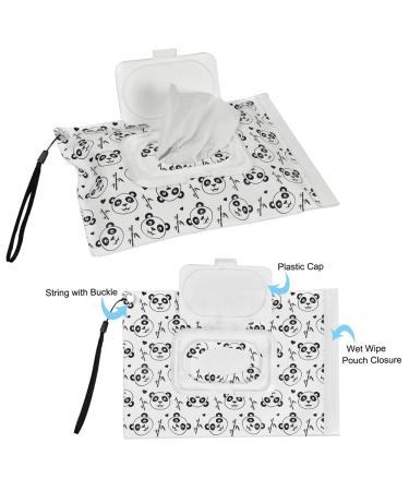 TORASO Wipes Holder with Lid - Baby Wipes Dispenser & Storage Case - 2 Gray + 2 Panda Design - Buy Online on GoSupps.com