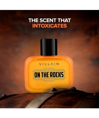 Villain On The Rocks Eau de Parfum for Men | Woody & Citrus Long Lasting Fragrance - 100ml - Buy Online on GoSupps.com