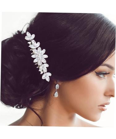 Housoutil Bangs Comb Bride Hair Accessories Wedding Bridal Accessories Hair Clips for Bangs Bride Accessories Womens Accessories Pearl Headpiece Simple Bridesmaid Aluminum Alloy Bar Mitzvah - Buy Online on GoSupps.com