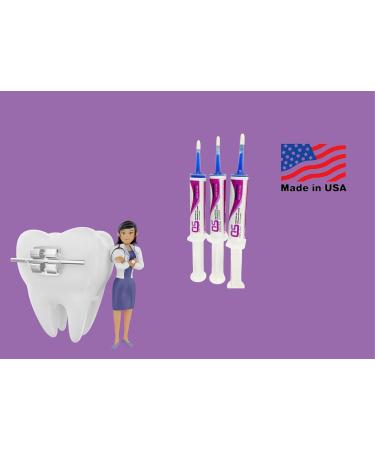 SmileWorld Blue Gel 35% Desmineralization Kit with Lip Expander - Dental Etch for Precision - Viscous Formula - Made in USA (3 Units) - Buy Online on GoSupps.com