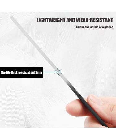 Set of 2 Glass Nail Files Professional Nail Files for Smoothing Natural and Gel Nails Washable File - Buy Online on GoSupps.com